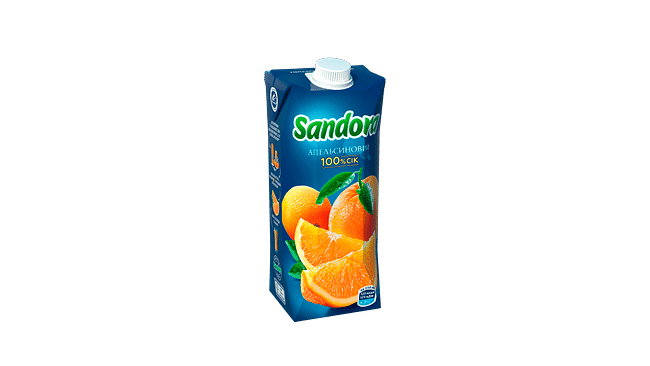 Сок апельсиновый Sandora 0,5 л меню Monoпіца