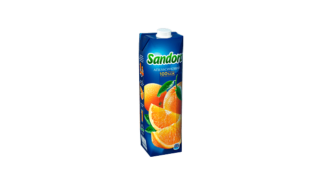 Сік апельсиновий Sandora 0,95 л меню Monoпіца