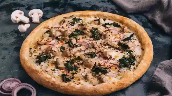 Страва Піца пікантна з грибами меню MonoPizza Піца пікантна з грибами меню MonoPizza