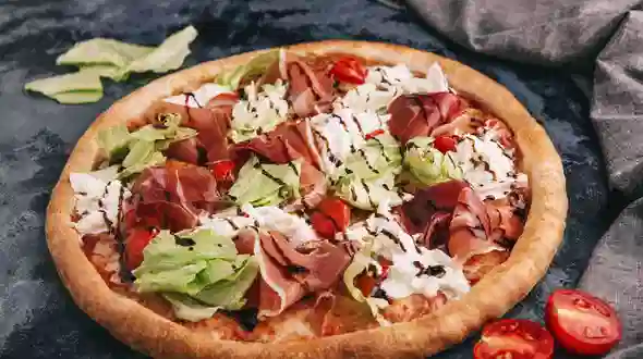 Блюдо Пицца Прошутто стачетелла меню MonoPizza Пицца Прошутто стачетелла меню MonoPizza